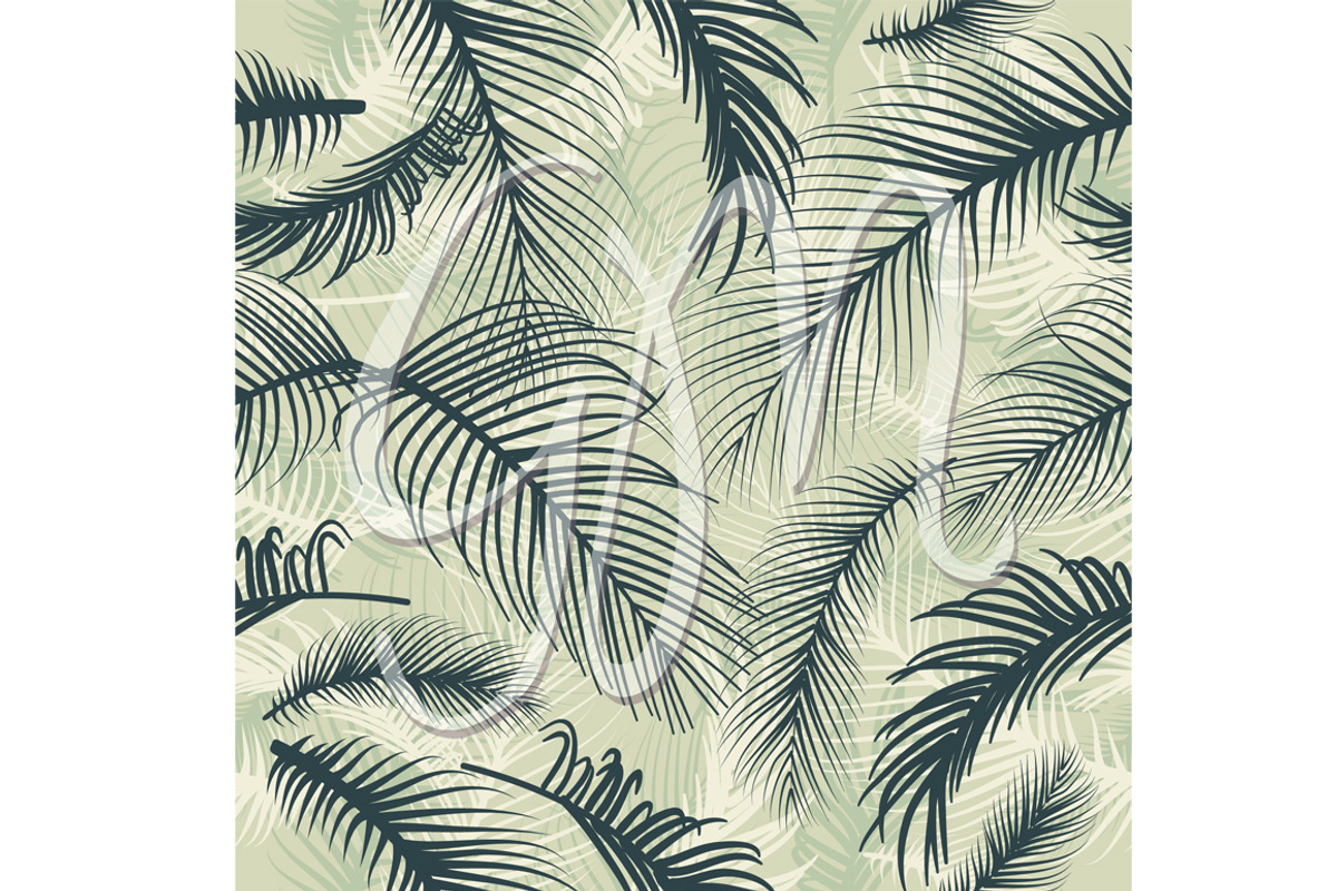 Tropical Leaves Seamless patterns, an Illustration by GraphicMarket (Photo 4 of 5)