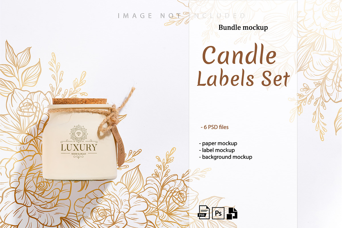 Candle Labels Set, a Household Mockup by YuMyart (Photo 1 of 7)
