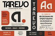 Tarevo - Modern Geometric Typeface, a Sans Serif Font by Pitchlook.Studio (Thumbnail 3 of 4)