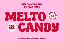 Melto Candy - Bold Display Font