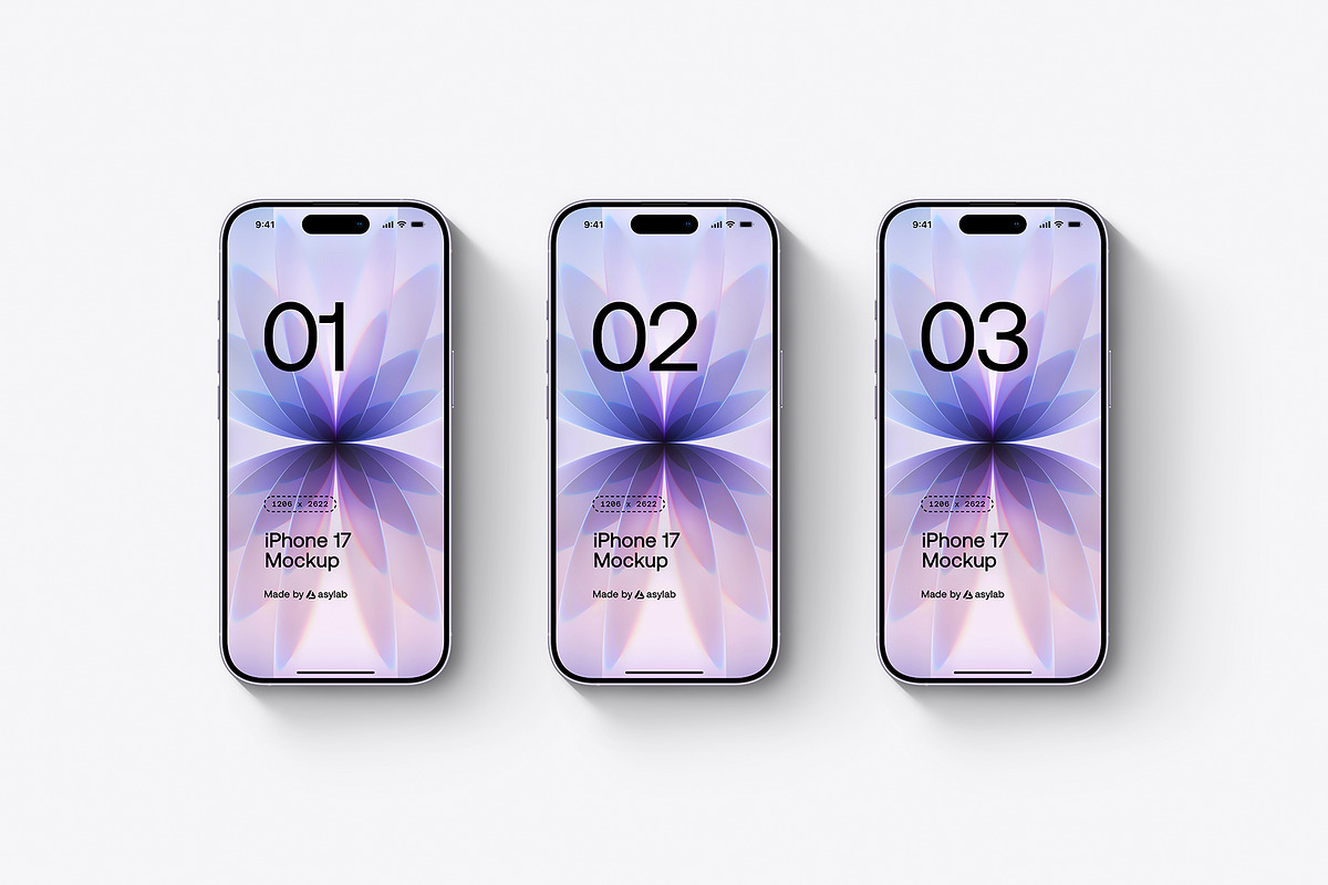 iPhone 17 - 24 Mockups Scenes, an iPhone Mockup by Asylab (Photo 15 of 61)