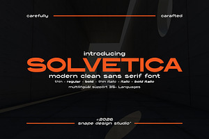 Solvetica – Modern Clean Sans Serif