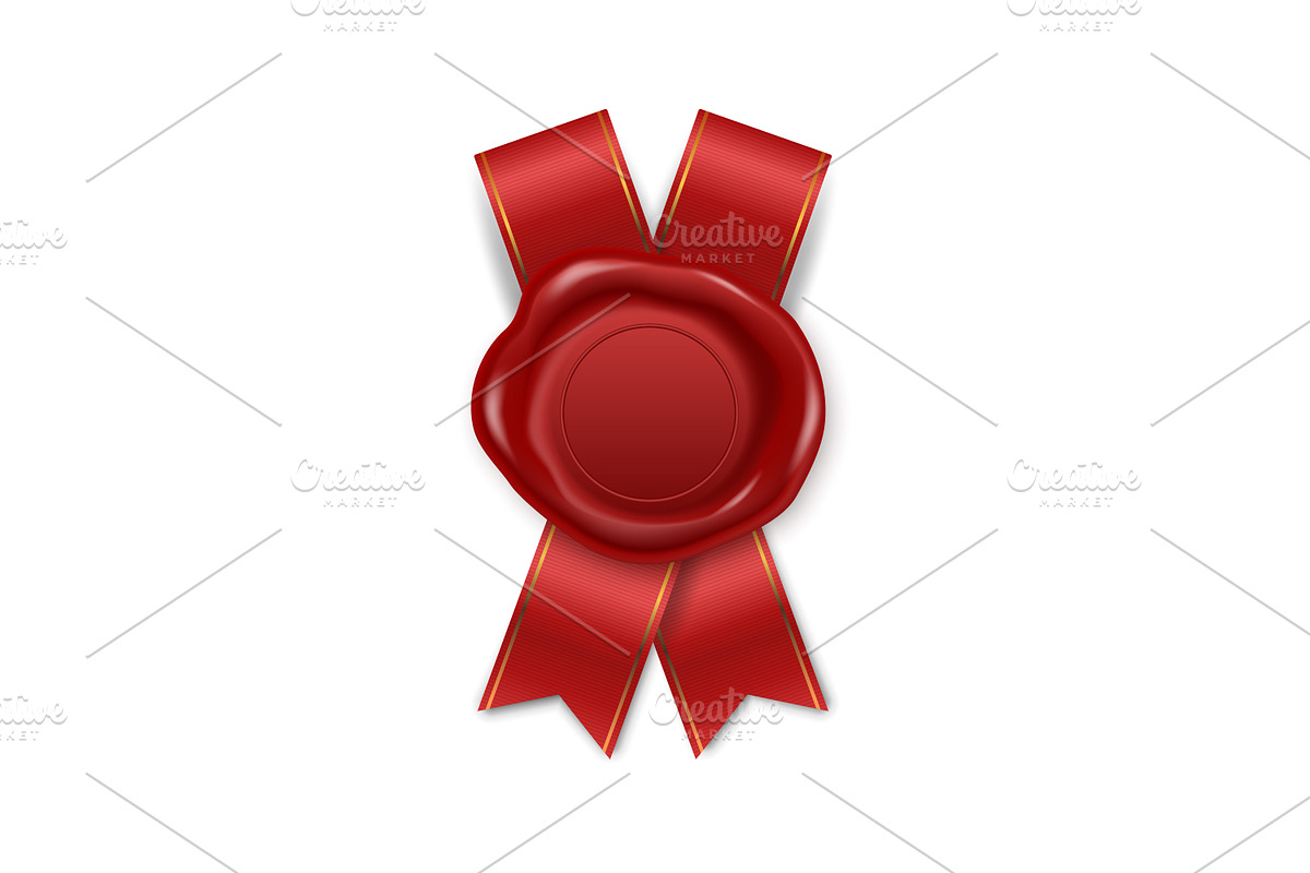 Wax Seal. Vector Set., an Object Graphic by Gomolach (Photo 3 of 11)