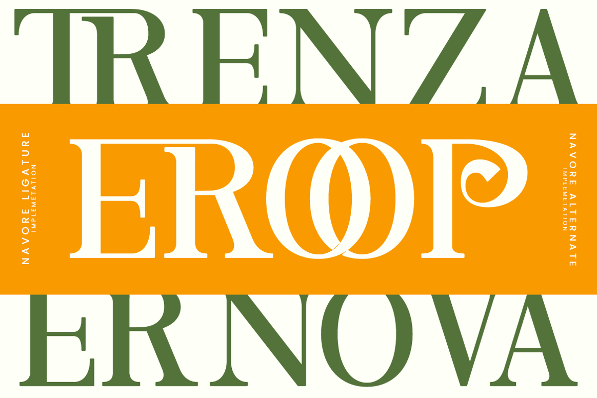 Navore Modern Elegant Display Font, a Serif Font by Rasio Studio (Photo 4 of 9)