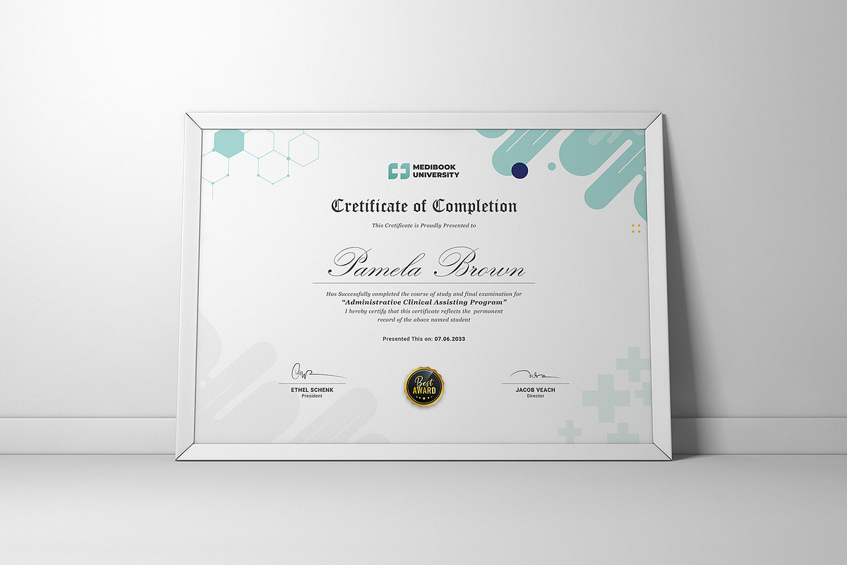 Certificate, a Stationery Template by DesignDevisers (Photo 6 of 10)