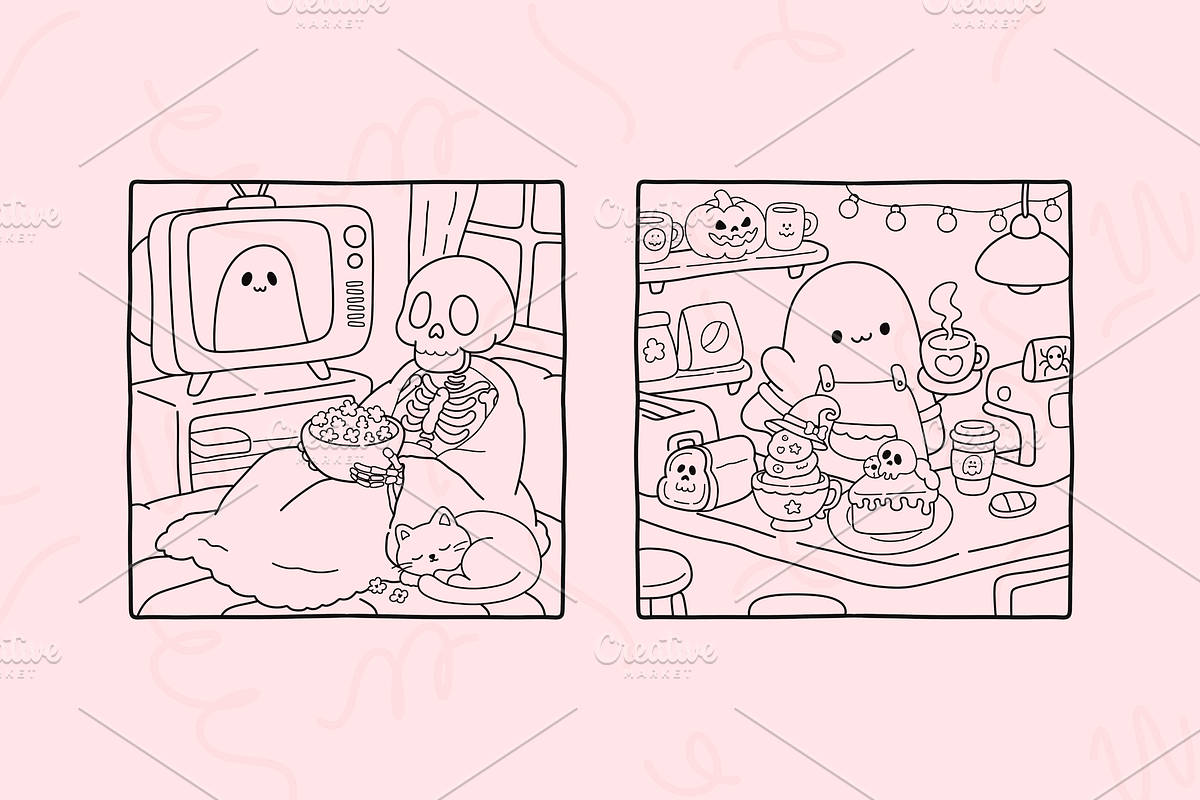 Bold & Easy Coloring Book Bundle, an Empty State Illustration by Neon Studio (Photo 27 of 32)