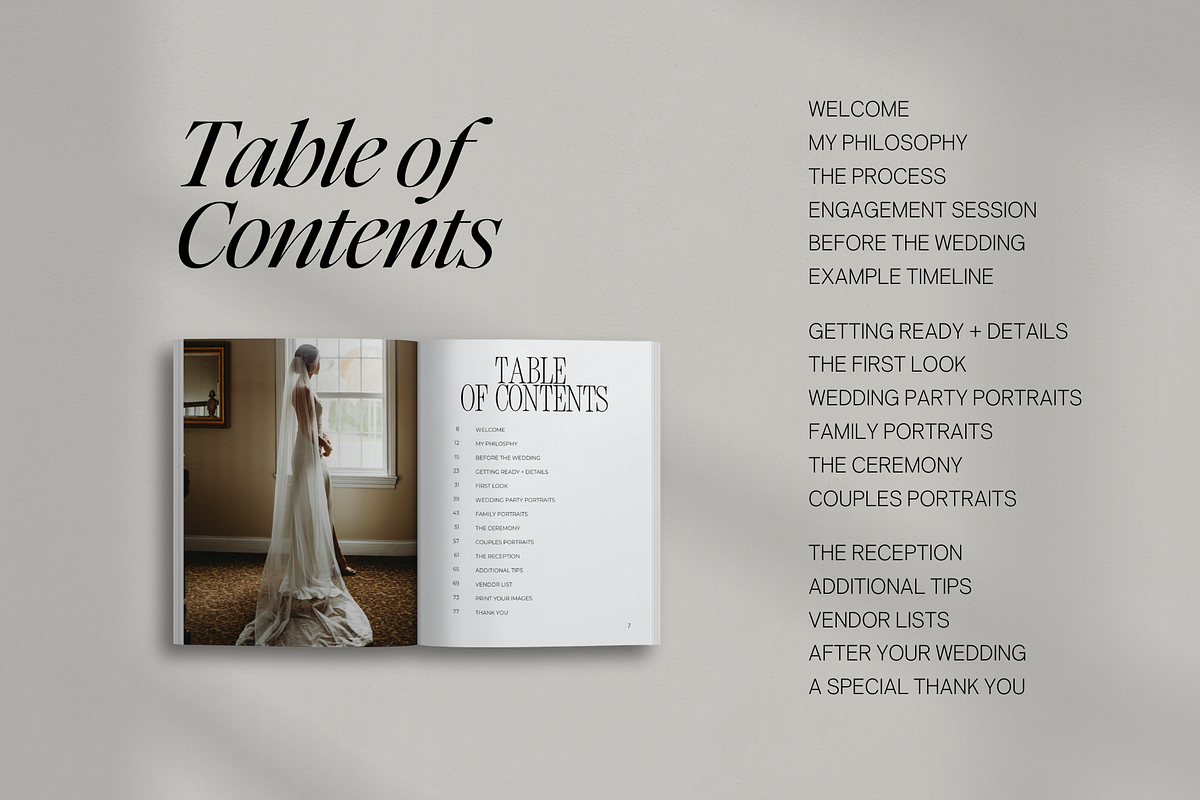 Welcome Wedding Guide Template, a Templates & Theme by Studio Annie Louise (Photo 8 of 9)
