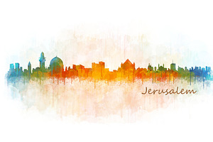 10x Files Pack Jerusalem Skylines