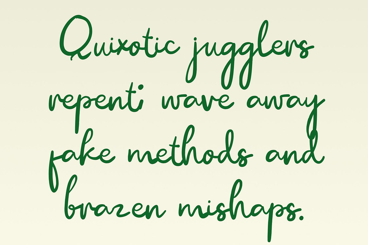 CS Soraya Drawn, a Script Font by Craft Supply Co. (Photo 3 of 8)