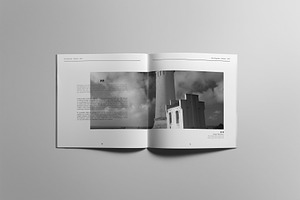 Minimal Square Magazine Template II