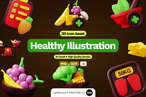 3D Healthy Illustration