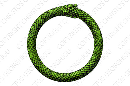 ouroboros 2024 color A7, an Object Illustration by Christos Georghiou