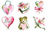 Valentine's Day Clipart, an Illustration by Daily.Designs (Thumbnail 3 of 5)
