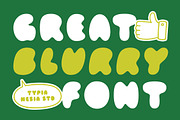 Matcha Brew - Blurry Bubble Font, a Sans Serif Font by Typia Nesia (Thumbnail 12 of 12)