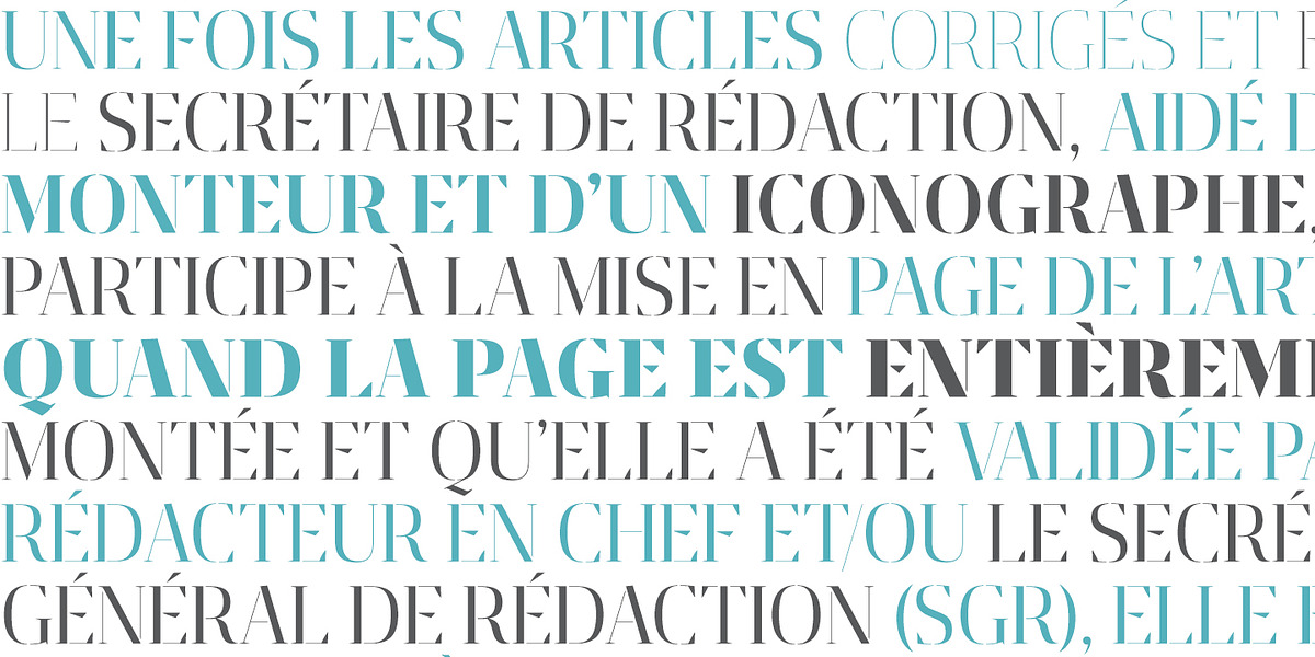 Gazeta Stencil Display, a Serif Font by Vanarchiv (Photo 4 of 7)