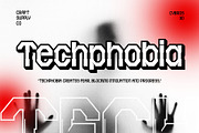 Cybros 3D, a Sans Serif Font by Craft Supply Co. (Thumbnail 3 of 8)