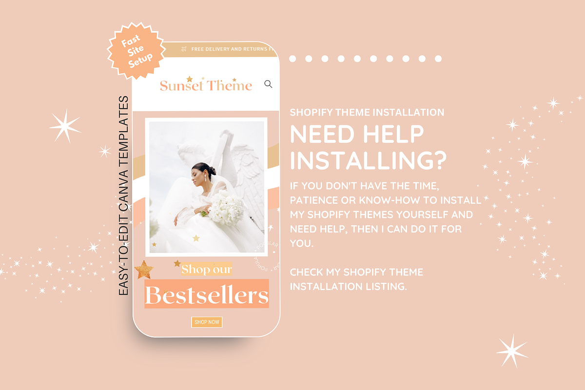 Shop Banner Templates - Boho Themed, a Shopify Template by SunshineStudioBoutique (Photo 7 of 9)