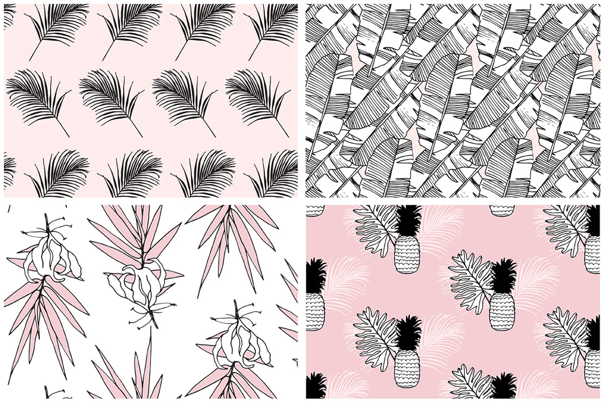 Tropical Seamless Patterns, a Pattern Graphic by Youandigraphics (Photo 11 of 13)
