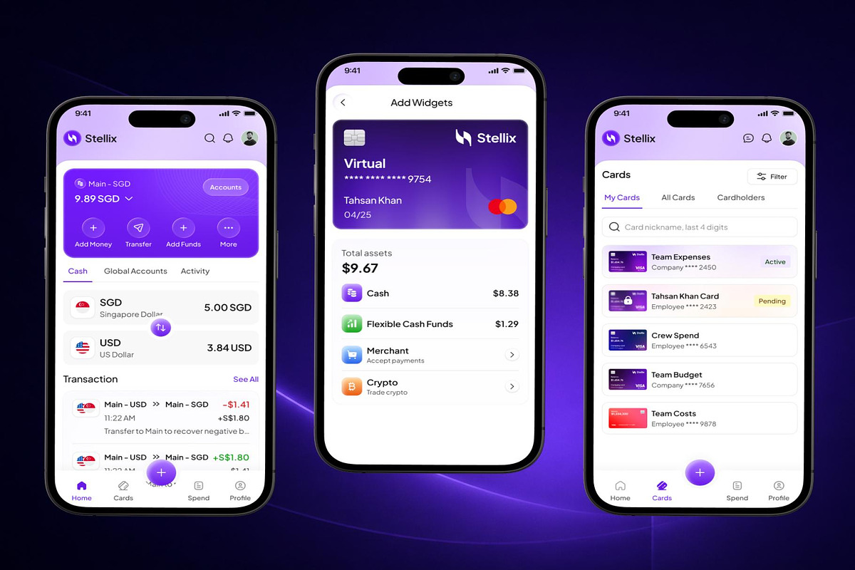 Fintech Mobile App UI Kit, an UI Kit Template by Lumina_ui_ux202 (Photo 5 of 7)