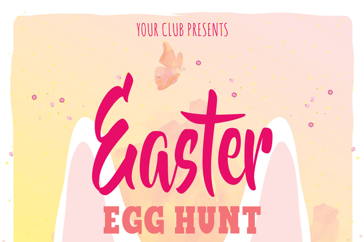 Happy Easter Party Flyer, a Flyer Template by Artolus (Photo 3 of 4)