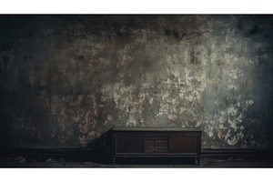 faded dark room wall ai generated, a Background Photo by pikepicture