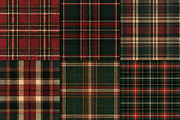 Vintage Christmas Tartan Paper, a Pattern Graphic by Black Bird Studio (Thumbnail 3 of 6)