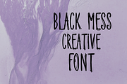 Black Mess - Brutal Creative Font, a Script Font by AntonyChernianu (Thumbnail 6 of 6)