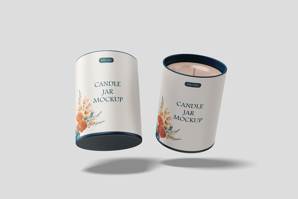 Candle jar-mockup, a Packaging Mockup by Kenrichi (Photo 1 of 4)