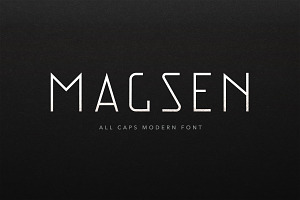 Magsen - Modern Font