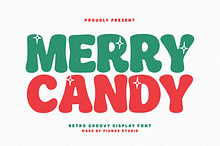 Merry Candy - Retro Groovy Font