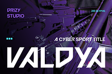 Valdya – Cyber Sport Title Font