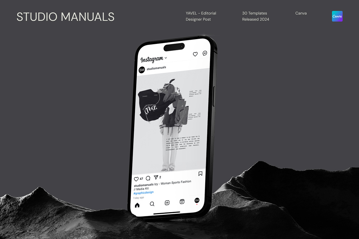 YAVEL - Editorial Designer Post, a Social Media Template by Studio Manuals (Photo 7 of 8)