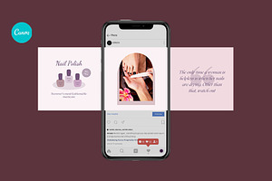 Nail Care Puzzle Instagram CANVA