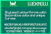 Micro Graphic Font, a Sans Serif Font by weknow (Thumbnail 3 of 8)