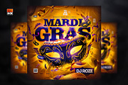 Mardi Gras Flyer, a Flyer Template by MonkeyBOX (Thumbnail 1 of 3)