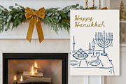 Whimsical Hanukkah: Holiday Line Art, a Seasonal Illustration by divanovskaya_nv (Thumbnail 8 of 16)