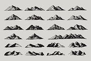 Mountain Forest Hand-drawn Elements, an Illustration by Artolabs (Thumbnail 2 of 10)