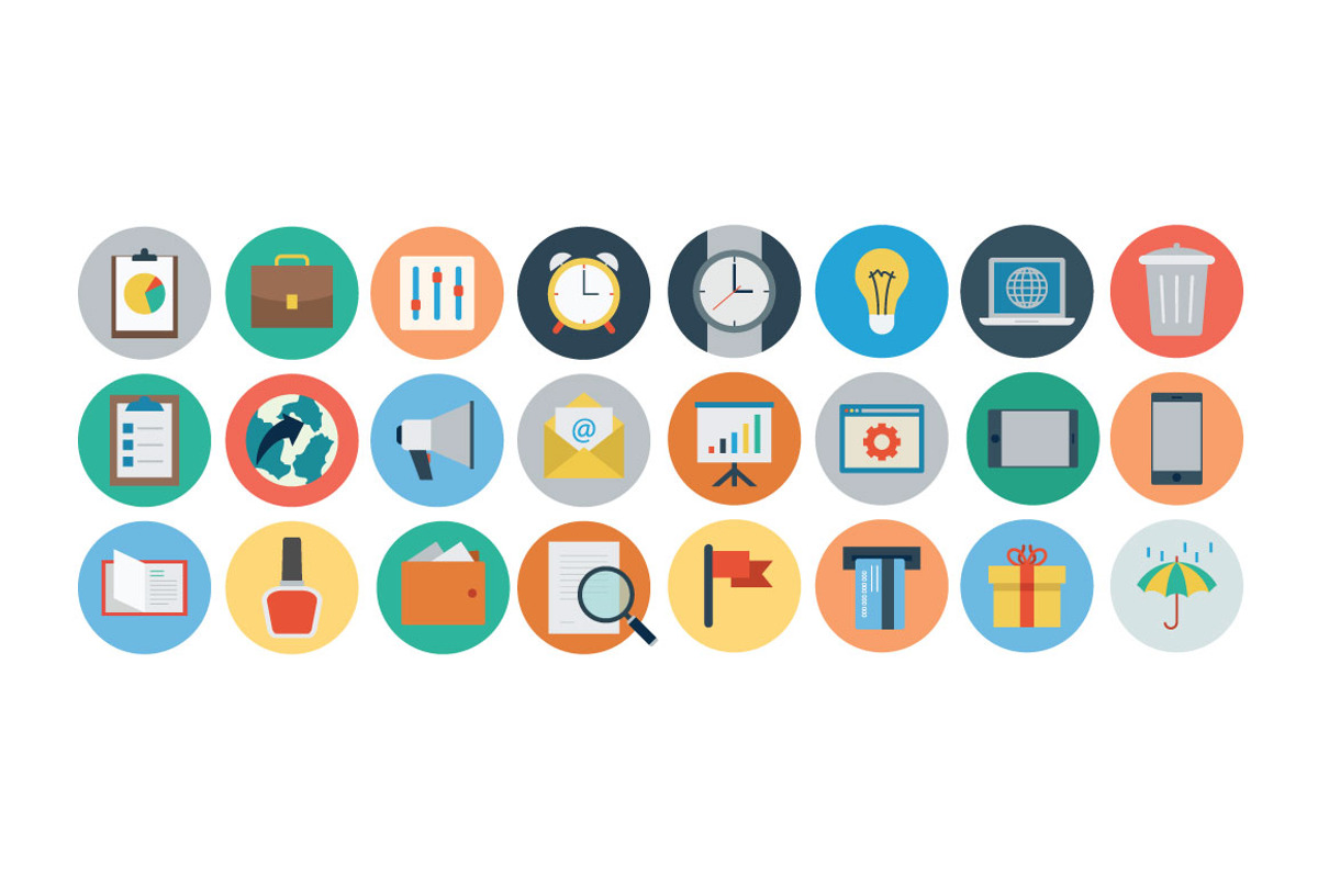 40 Flat Shopping and Commerce Icons preview 2