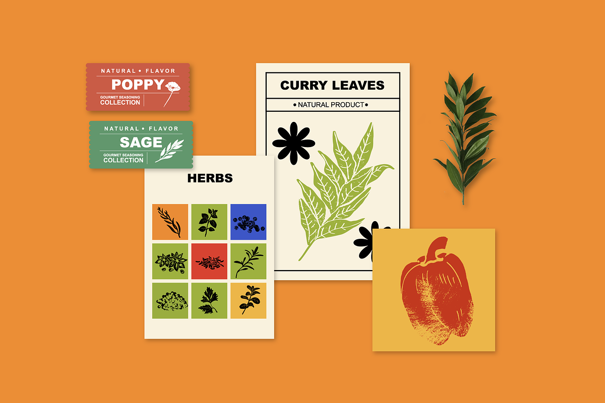 Herbs Illustrations, a Healthcare Illustration by Zhuna (Photo 3 of 10)