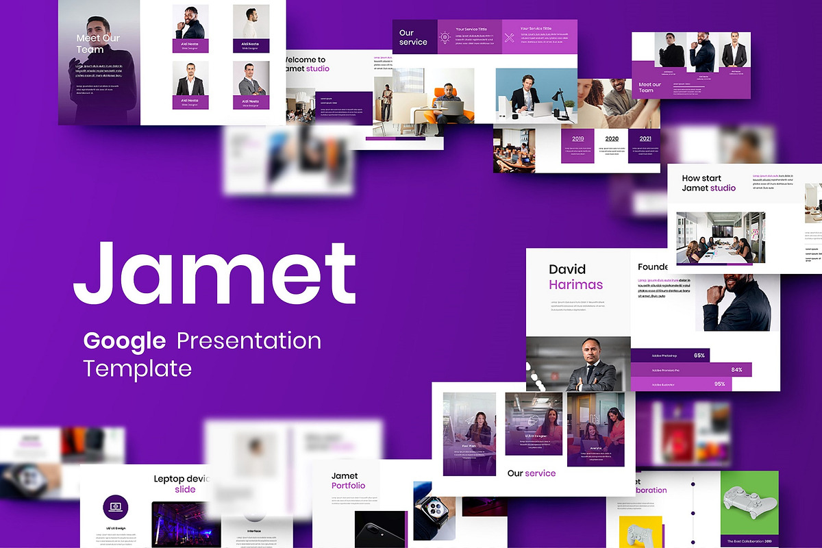 Jamet - Business Google Slide Templa, a Presentation Template by Dens Creative Studio (Photo 1 of 6)