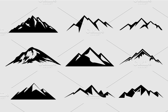 Mountain Shapes For Logos Vol 2 preview 4