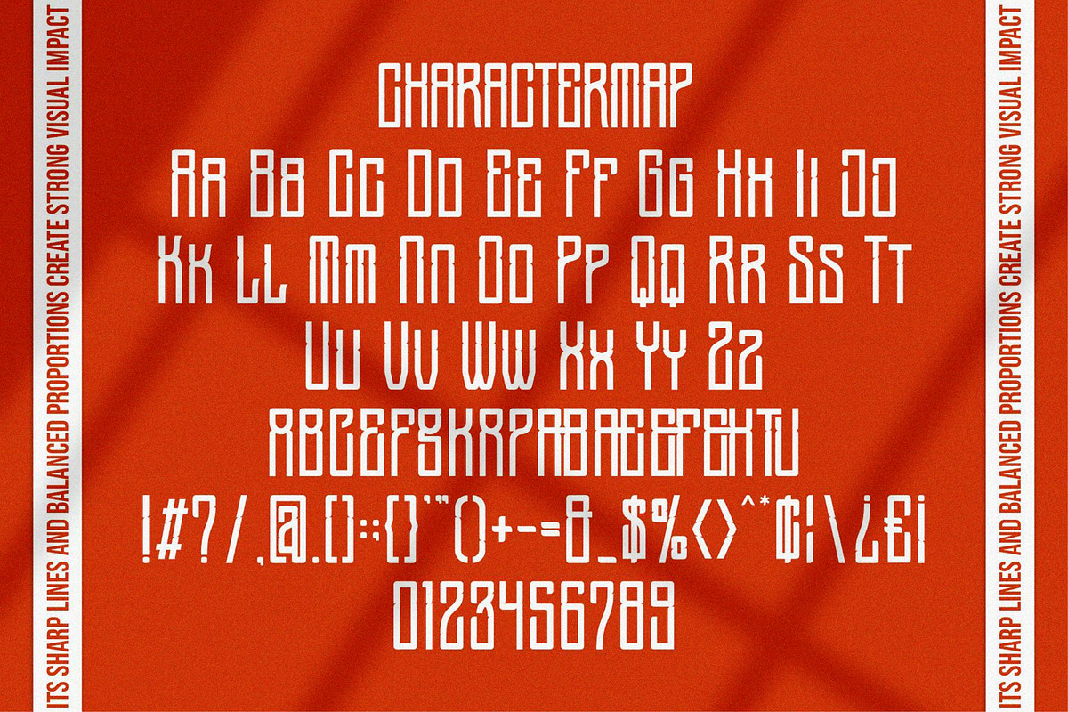 Resigan || Modern Condensed Dosplay, a Sans Serif Font by Ermedia Studio (Photo 7 of 10)