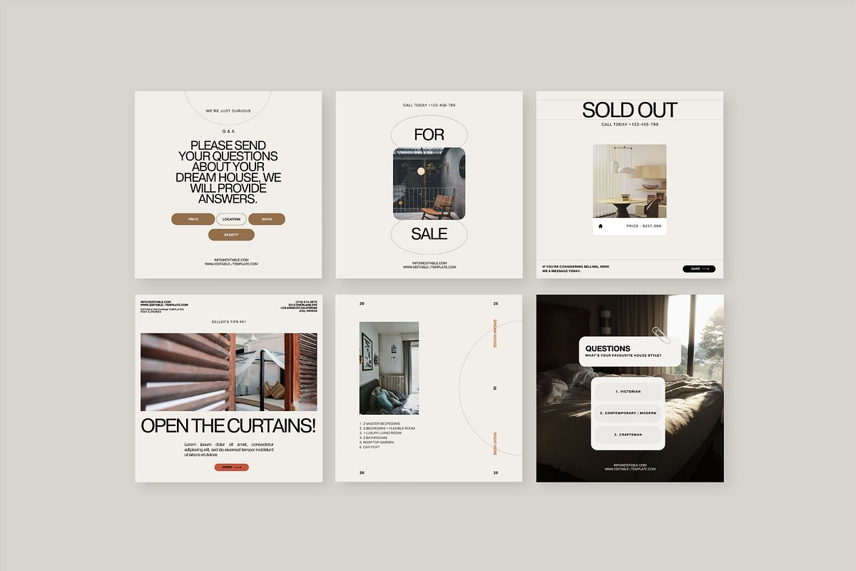 140 Luxury Realtor Templates, a Social Media Template by Prapti Design (Photo 9 of 12)