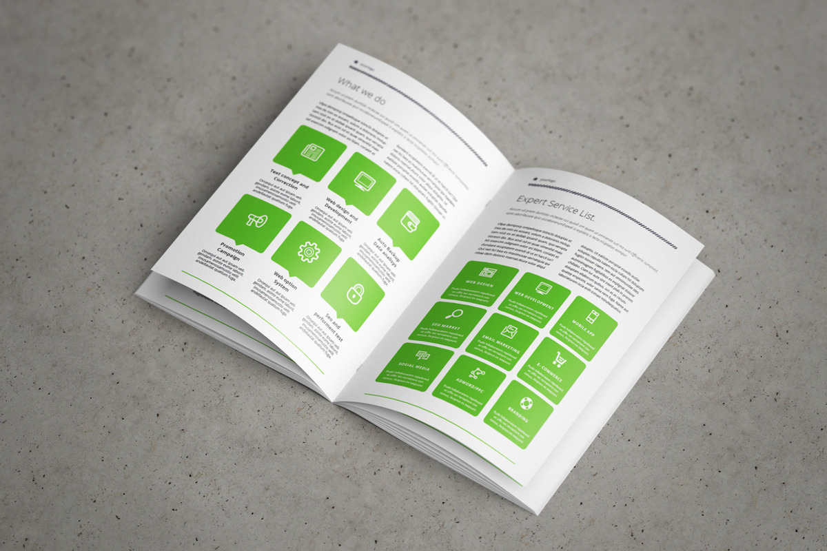 Brochure / Catalog Mock-Up, a Print Template by MassDream (Photo 5 of 20)