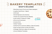 50+ Bakery Business Canva Templates, a Stationery Template by Anna Design Studio (Thumbnail 2 of 14)
