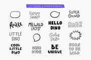 Dinosaurs Clipart Set, an Animal Illustration by JuliyArt (Thumbnail 4 of 11)