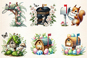 Spring Mailbox Sublimation Clipart, a Seasonal Illustration by DreamArtGraphic (Thumbnail 5 of 5)