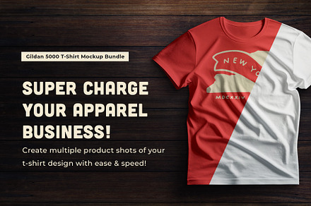 T-Shirt PSD Mockup Bundle