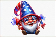 Patriotic Gnome Clipart - Patriotic, an Illustration by Sublimation Artist (Thumbnail 3 of 6)