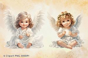 Cute Baby Angel Sublimation